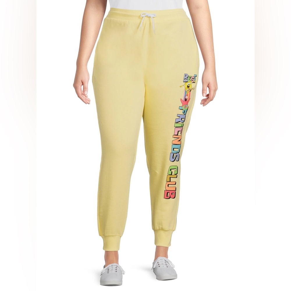 SpongeBob SquarePants Yellow Graphic Joggers Size XXXL